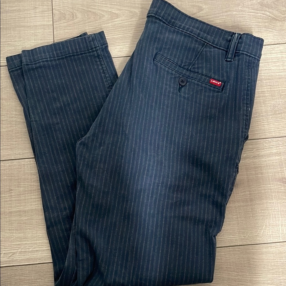 Levi's Black Chinos Classic Straight-Leg
